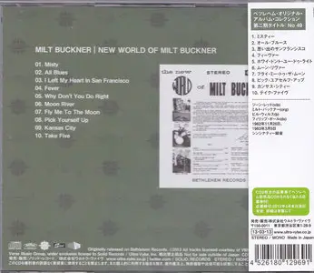 Milt Buckner - New World Of Milt Buckner (1963) [2013, Solid Records, CDSOL-6049]
