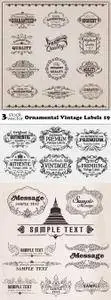 Vectors - Ornamental Vintage Labels 19