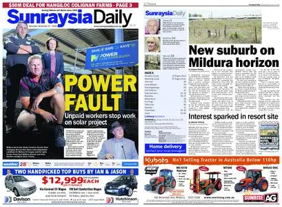 Sunraysia Daily – November 17, 2018