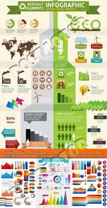 Infographic and diagram design elements vector set 61