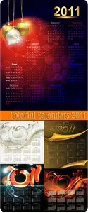 Colorful Calendars 2011