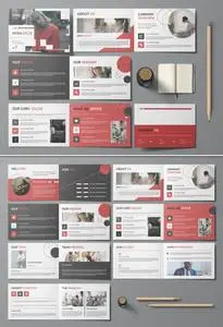 Pitch Deck Template Landscape 716694047