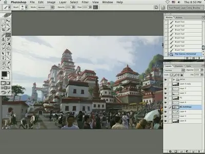 The Techniques of Dylan Cole 2 : Introduction to Cityscape Matte Painting