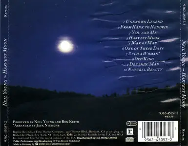 Neil Young - Harvest moon, 1992 (Reprise Records)