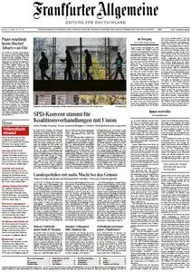 Frankfurter Allgemeine Zeitung vom Montag, 21. Oktober 2013