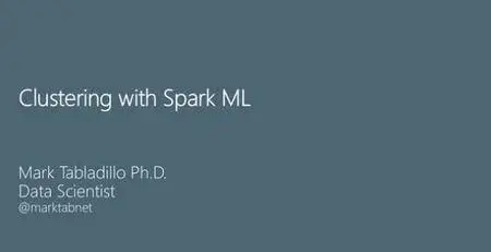 Clustering with Spark ML