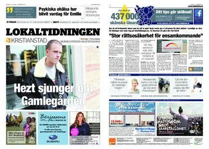 Lokaltidningen Kristianstad – 11 november 2017