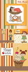 Little girl cards 6