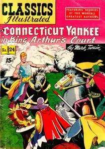 Classics Illustrated 024 A Connecticut Yankee In King Arthurs Court Mark Twain