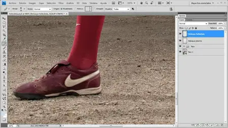 Workshop con Adobe Photoshop: Futbolista