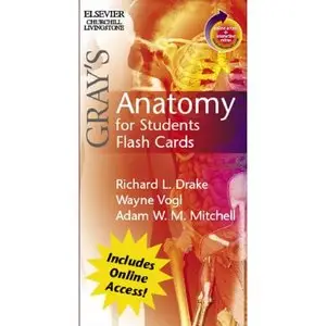 Richard Drake, Gray's Anatomy for students flash cards:with student consult Online Access  (Repost)