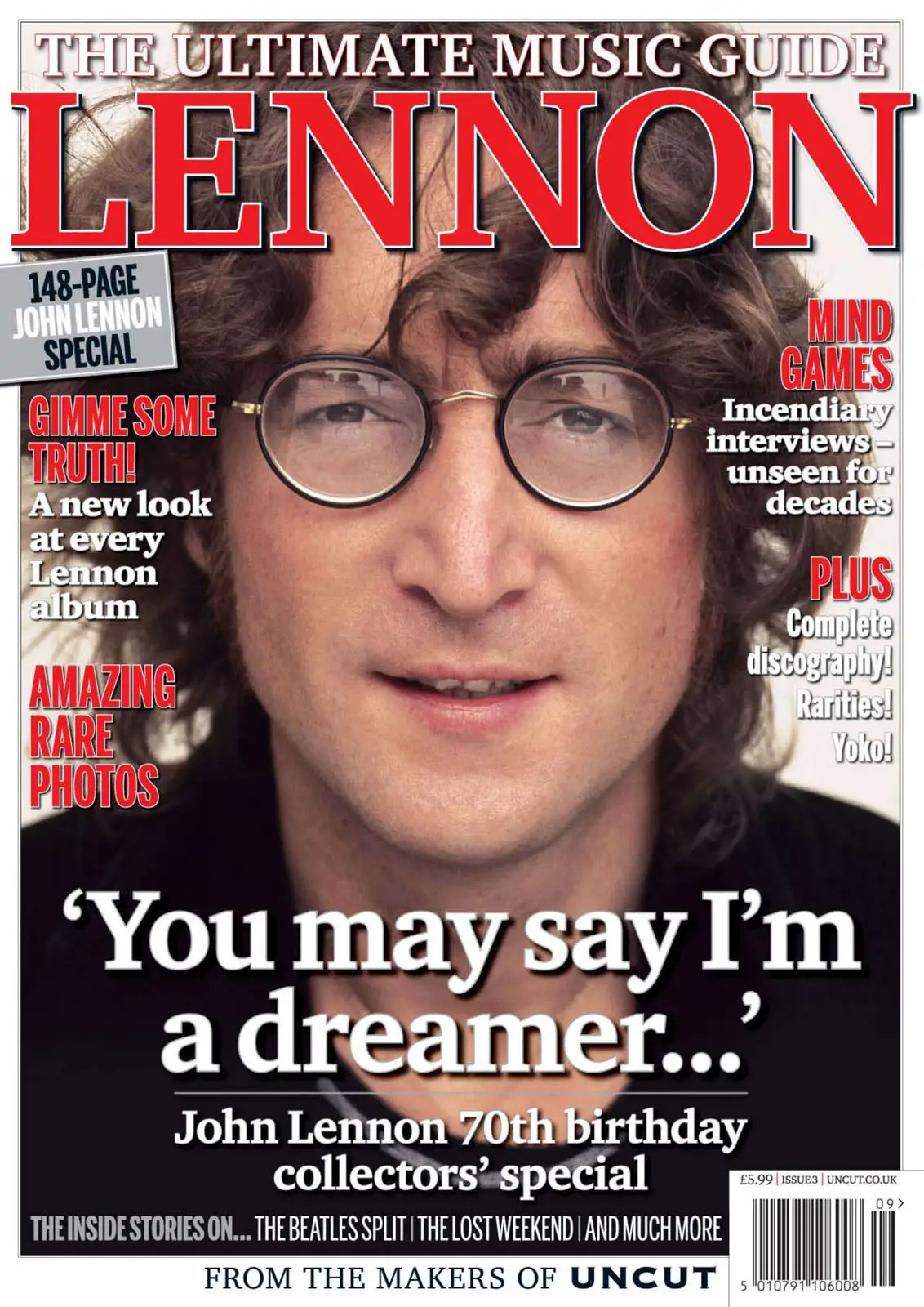 UNCUT John Lennon - The Ultimate Music Guide - September 2010