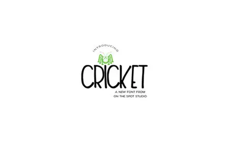 Font - Cricket