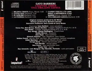 Gato Barbieri - Chapter Three Viva Emiliano Zapata (1974) [Impulse! GRP 11112, 1992]