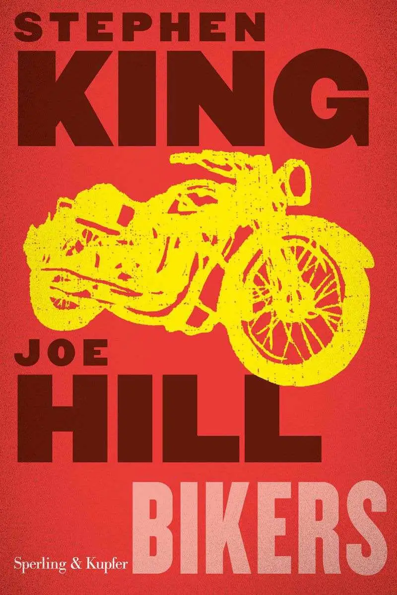 Кинг джо. Стивен Кинг на мотоцикле. Stephen King and Joe Hill.