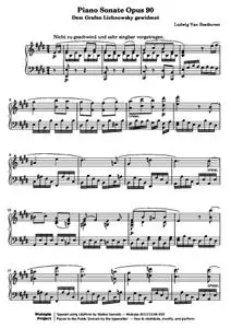 BeethovenLv - Sonata No. 27 (2nd Movement: Nicht zu geschwind)