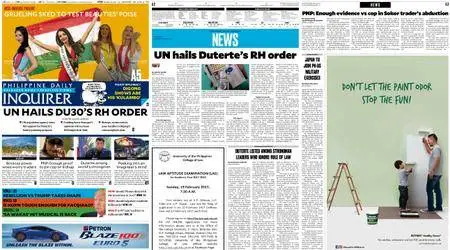Philippine Daily Inquirer – January 14, 2017