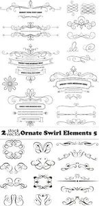 Vectors - Ornate Swirl Elements 5