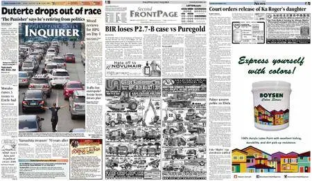 Philippine Daily Inquirer – September 08, 2015