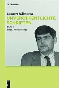 Lennart Håkanson: Unveröffentlichte Schriften: Studien zu den pseudoquintilianischen "Declamationes maiores": Band 1