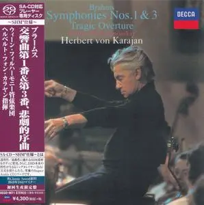 Herbert von Karajan, WP - Brahms: Symphonies 1 & 3; Tragic Overture (1960 & 1962) [Japan 2019] PS3 ISO + DSD64 + Hi-Res FLAC