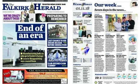 The Falkirk Herald – November 01, 2018