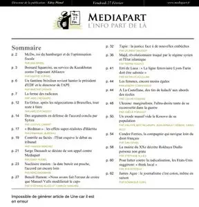 Mediapart du Vendredi 27 Fevrier 2015