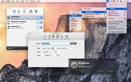 Alarm Clock Pro v10.2.7 macOS