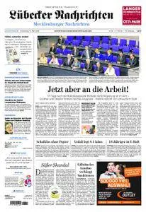 Lübecker Nachrichten Mecklenburg - 15. März 2018