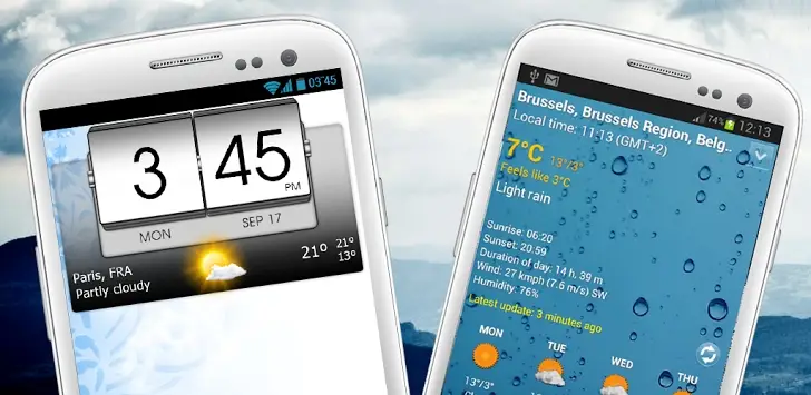 3D Flip Clock & Weather Pro v2.11.04 For Android