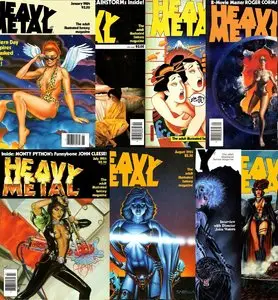 Heavy Metal Magazine, 1984 (Vol.07 №10-12 - Vol.08 №01-09) + special - Son of Heavy Metal