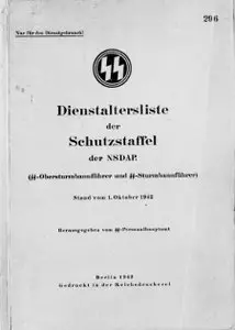 Dienstaltersliste der Schutzstaffel der NSDAP