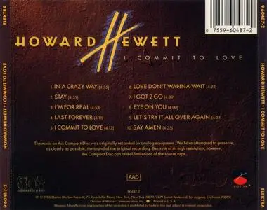 Howard Hewett - I Commit To Love (1986) {Elektra}