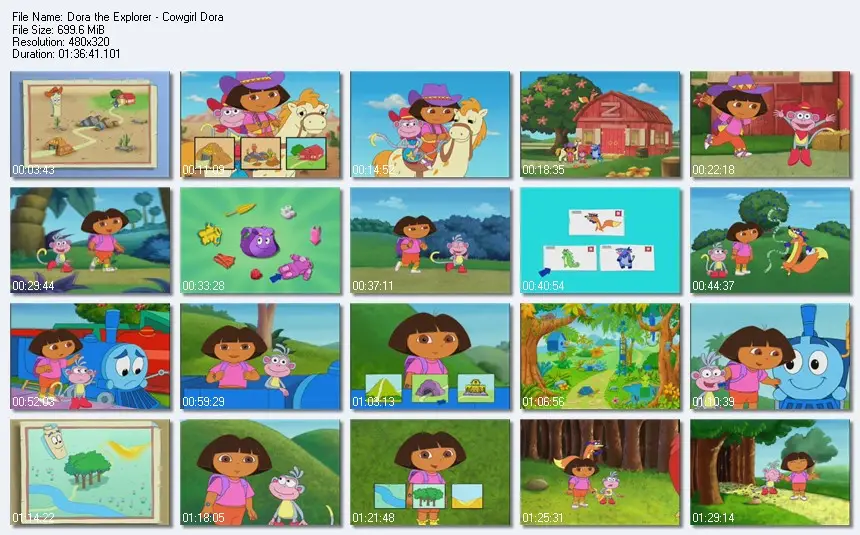 Dora the Explorer : Movie collection 1-5/25.