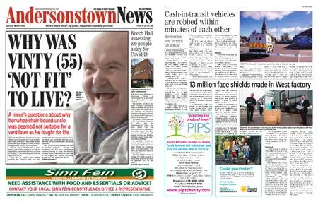 Andersonstown News – April 18, 2020