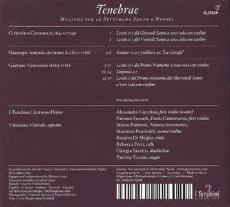 Valentina Varriale, I Turchini, Antonio Florio - Caresana, Veneziano: Tenebrae (2011)
