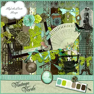 Scrap Kit: Vintage Verde