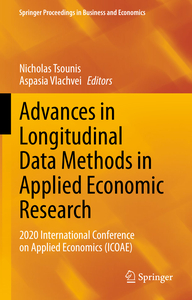 Advances in Longitudinal Data Methods in Applied Economic Research