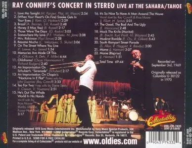 Ray Conniff´s Concert In Stereo - Live at the Sahara / Tahoe  ( CD 2002 ) Re Up