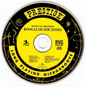 Boogaloo Joe Jones - Right On Brother (1970) {2008 Prestige RVG Remasters Series}