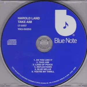 Harold Land - Take Aim (1960) {Blue Note Japan, BNLT Series TOCJ-50293 rel 2012}