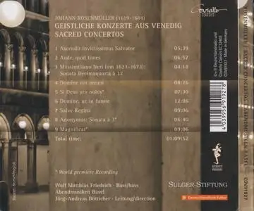 Johann Rosenmüller - Sacred Concertos - Abendmusiken Basel (2019) {Coviello Classics COV91927}