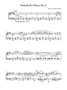 Prelude For Piano, No.2 - George Gershwin, Ira Gershwin, Richard Walters (Piano Solo)
