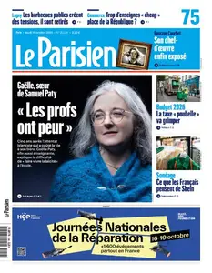 Le Parisien du Jeudi 16 Octobre 2025