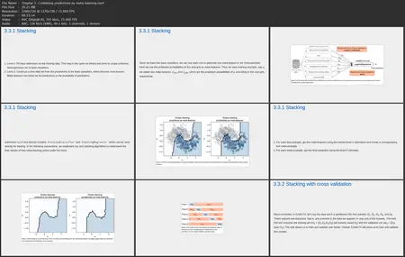 Ensemble Methods for Machine Learning, Video Edition