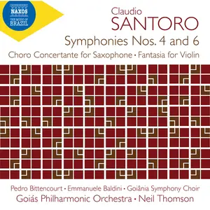 Goiás Philharmonic Orchestra - Santoro- Symphonies Nos. 4 & 6 & Other Orchestral Works (2024) [Official Digital Download 24/96]