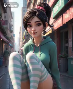 Vanellope Von Schweetz part 2 (AI Generated)