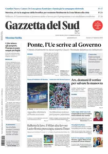 Gazzetta del Sud Messina - 21 Settembre 2025