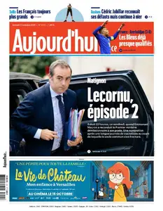Aujourd’hui en France - 11 Octobre 2025