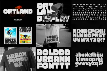 Ortland - Bold Urban Display Font